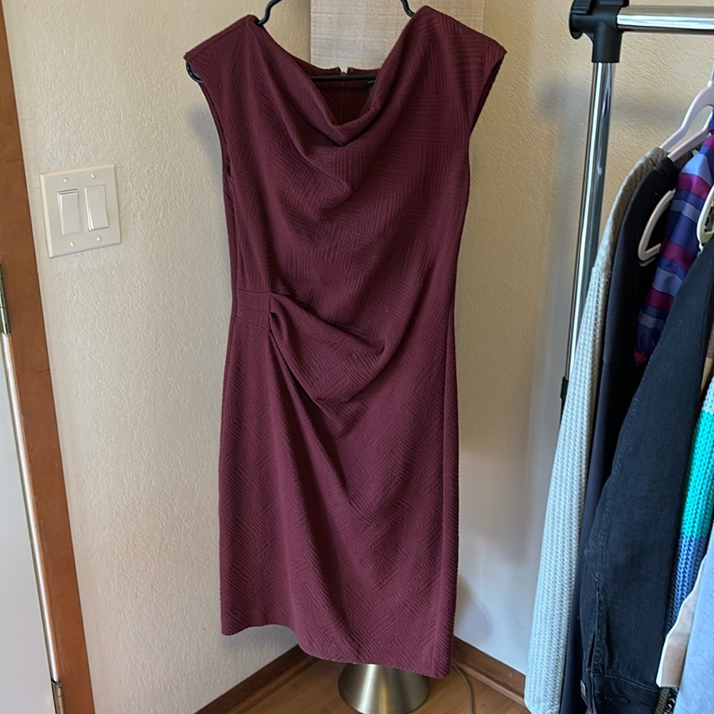 Maroon dress Ann Taylor size 0